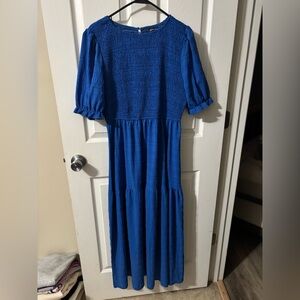 SHEIN Royal Blue Maxi Dress size large